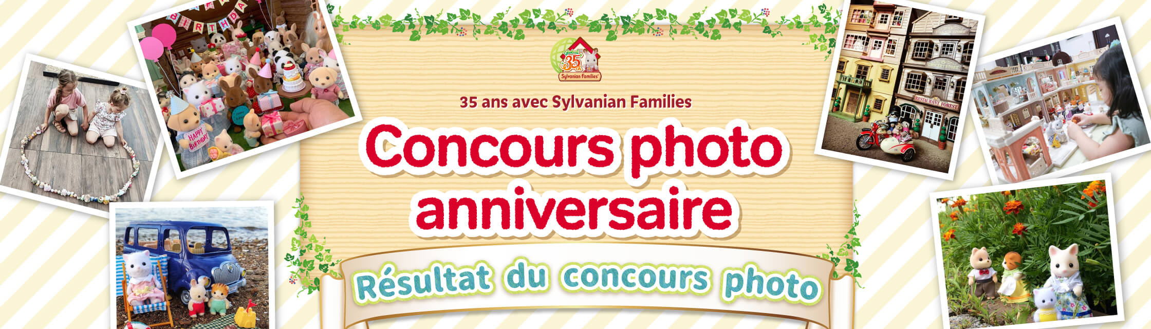 35 ans avec Sylvanian Families Concours photo anniversaire